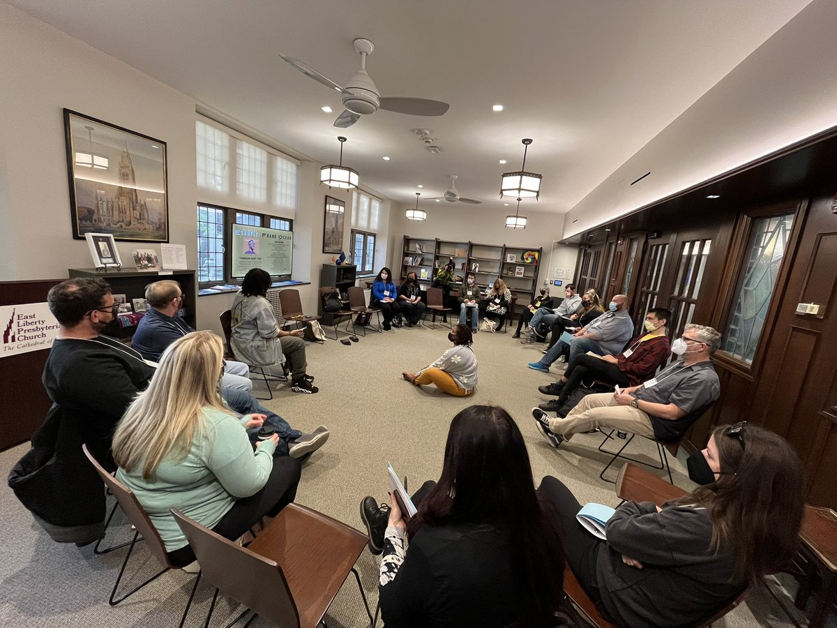 ArtsEdCollab's tweet photo. We’re having great discussions in our Origins of Songwriting session with @IamClaraKent! #ACTIVATEArtsLearning #ArtsEd https://t.co/wl829QLTZO
