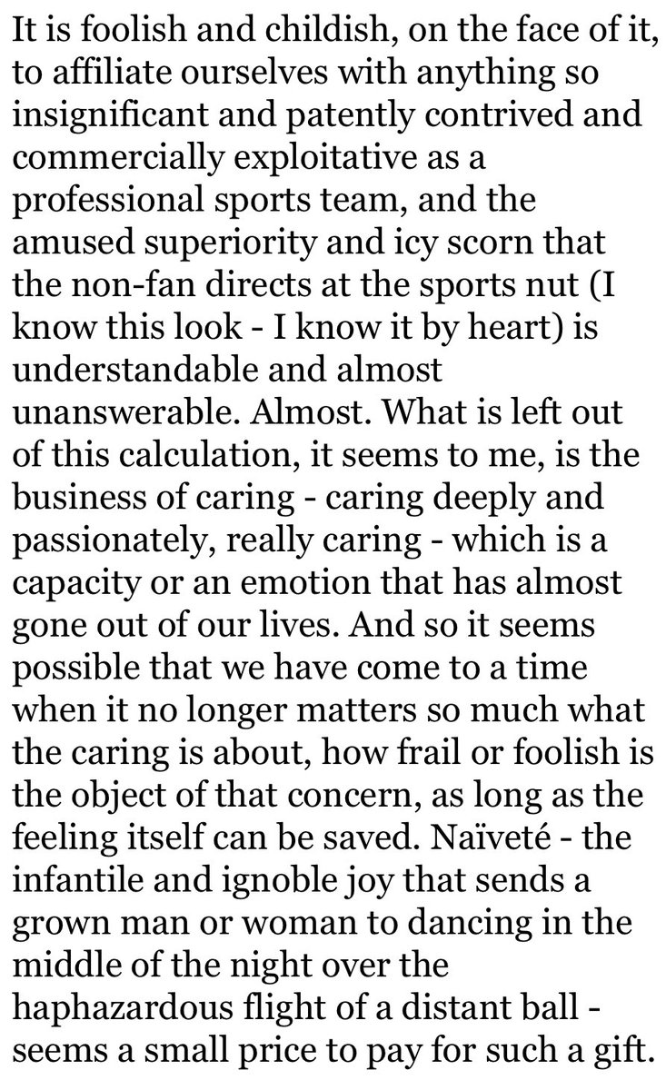 JamesSmyth621's tweet image. Roger Angell said it best