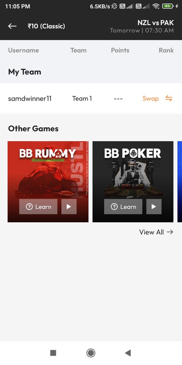 MaudiSuman's tweet photo. @CricInformer @AnuragxCricket @FantasycricPro @Devendra89Yadav @D11_Venkydhoni 
Hello guys plz look into this one..
I have shared the pics. I Join 6rs h2h in ballbzi app and u can see that I'm seeing my self as an opponent in dangal app. How is this possible??? Do reply plz https://t.co/PkkAEw2jeD