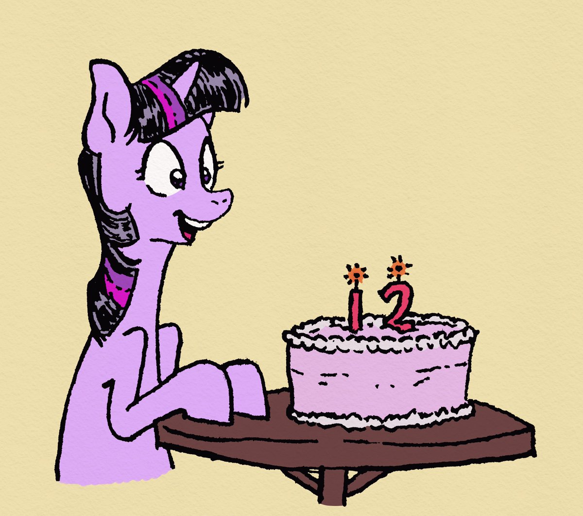 happy 12 years to this horse #mlp #mlpfim
