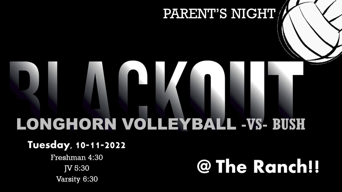 BLACKOUT Game Tomorrow Night @ The Ranch