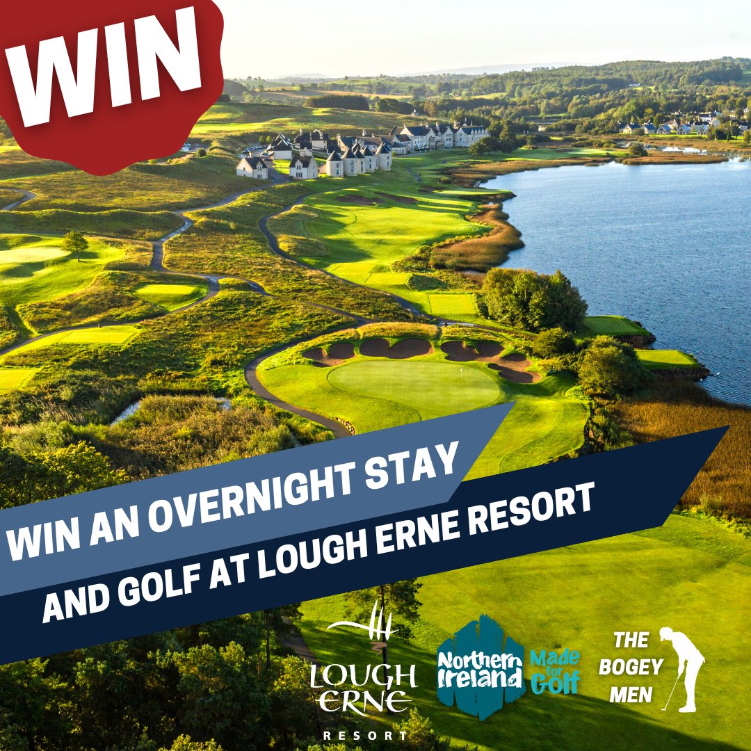 The Bogey Men (@bogeymenpod) on Twitter photo WIN an overnight stay & golf for two people at <a href="/LoughErneResort/">Lough Erne Resort</a>
To enter:
1. Follow <a href="/DiscoverNI/">Northern Ireland</a> & <a href="/BogeyMenPod/">The Bogey Men</a>
2. Tag a friend below. (You can enter as many times as you like!)
3. Share this post
Winner announced on 24th October. Good luck! WIN an overnight stay & golf for two people at <a href="/LoughErneResort/">Lough Erne Resort</a>
To enter:
1. Follow <a href="/DiscoverNI/">Northern Ireland</a> & <a href="/BogeyMenPod/">The Bogey Men</a>
2. Tag a friend below. (You can enter as many times as you like!)
3. Share this post
Winner announced on 24th October. Good luck!