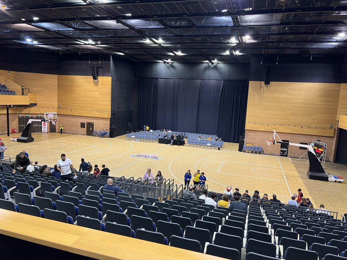 DrShenton's tweet photo. @Globies Here at Bournemouth international Centre. Waiting to see the mighty @Globies play. 1 super excited son in tow. https://t.co/wnxS7D7akM