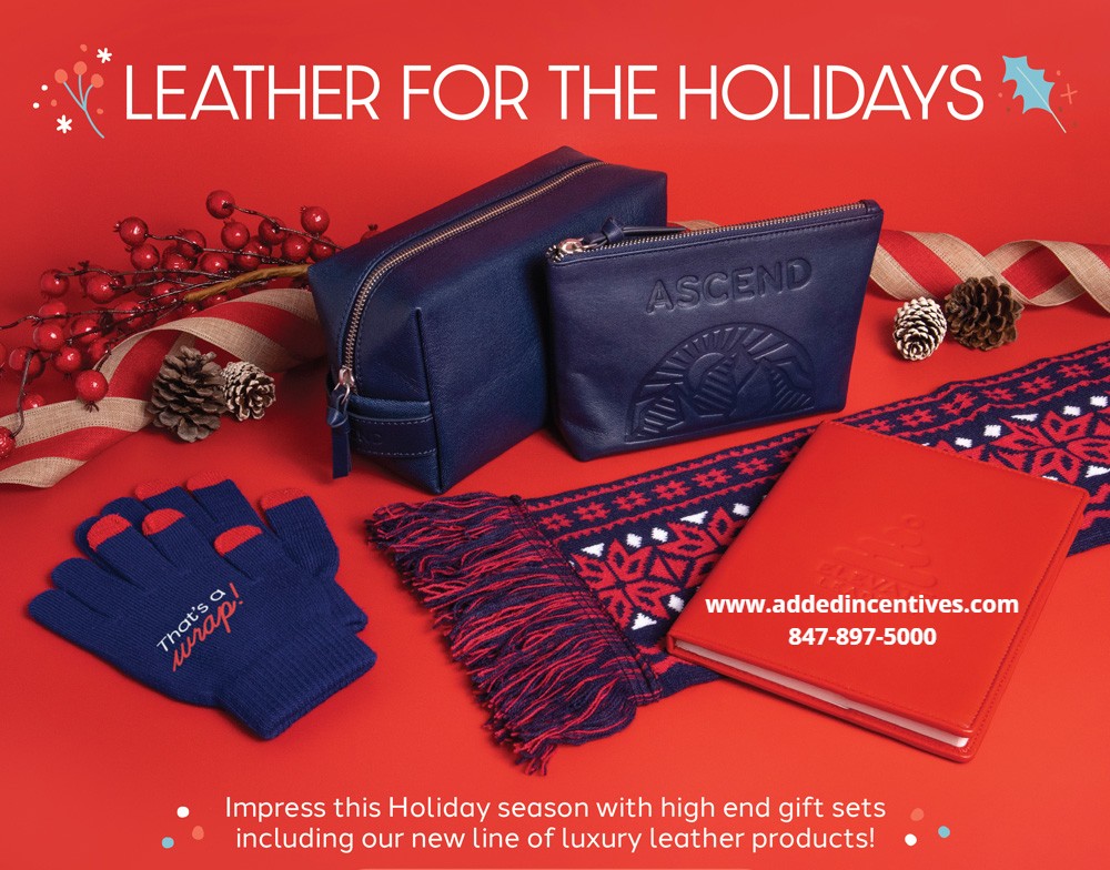 AddedIncentives's tweet photo. 'Tis the Season For Branded Merchandise! Leather for the Holidays!  We have many gift sets to choose from. Check out our website  https://t.co/bDE7xHx6K8 and order today!  Impress this Holiday season with high end gift sets including our new line of luxury leather products. https://t.co/RNZvrPZPMk