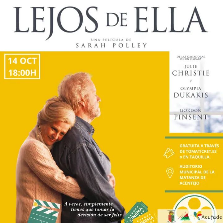 El Viernes estaremos con <a href="/acufadeoficial/">Acufadeoficial</a> en el Coloquio posterior a ésta excelente película. Hablaremos del día a día y de la visión de las personas cuidadoras en las residencias de mayores Anímate!! #GAPTF