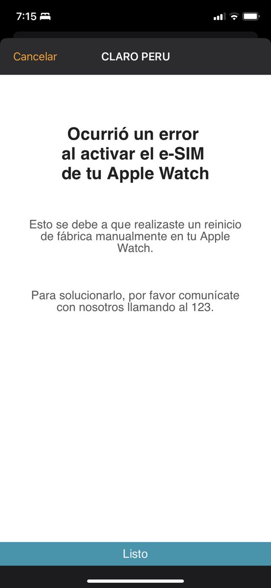 Necesito volver a activar mi servicio en el apple watch y llamando al 123 no saben como hacerlo.. ayuda por favor <a href="/ClaroPeru/">Claro Perú</a>