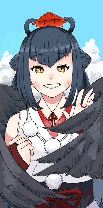 練習お絵描き 絵茶お邪魔しました 三枚目擬獣化 