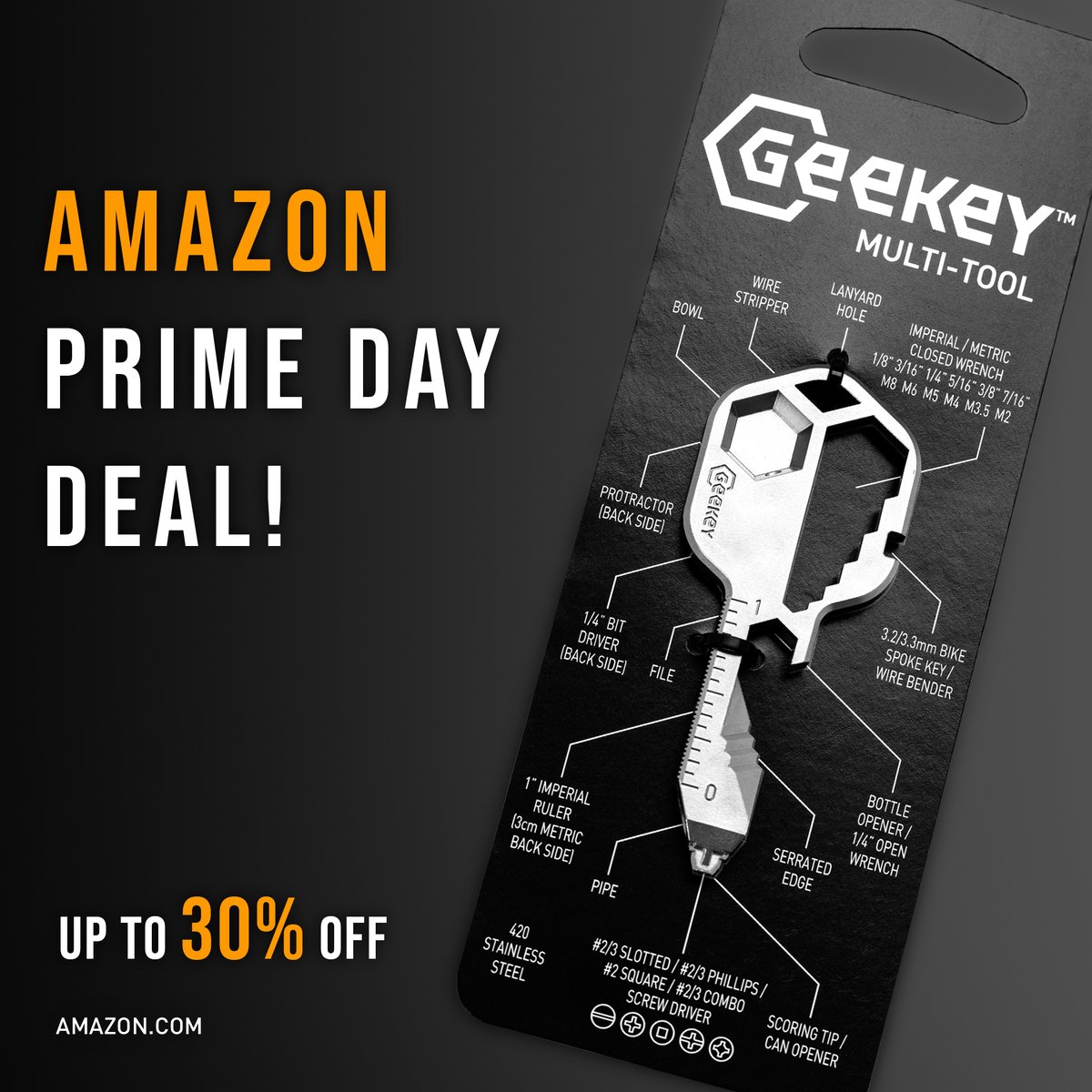 getgeekey's tweet image. Get up to 30% OFF for Prime Day October 11th &amp;amp; 12th! #primeday #getthejobdone #deals #morewithless #amazonfinds #amazonprime #amazonprimeday #gifts #giftsforhim #giftsforher