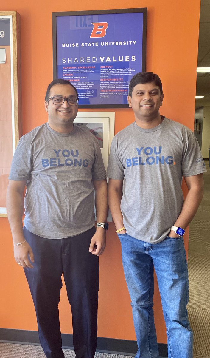 1KrishnaPakala's tweet photo. YOU BELONG in any field, regardless of your lived experience or identity.

If you want an education, want to grow personally and professionally, and if you decide to pursue those goals at Boise State or beyond — YOU BELONG

Go chase your dreams. YOU BELONG.

#YouBelongBoiseState https://t.co/TC7sjJhHHV