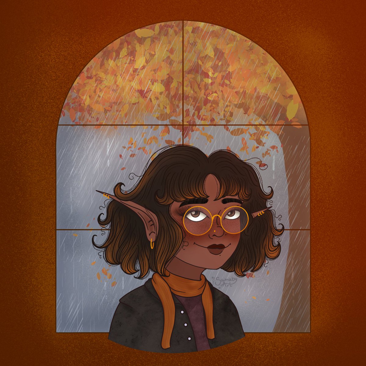 SamabyArt's tweet photo. Rainy Day

#inktober2022 #digitalart #Artists https://t.co/7P33ls9PaB