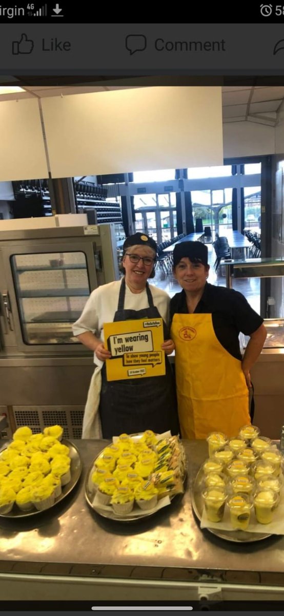 LauraW_RPHNtr's tweet photo. Well done to @_HutchisonCater team at St Joseph's High School today letting students know their feelings are important by wearing yellow for #MentalHealthDay2022 https://t.co/gdVdlcrYRZ