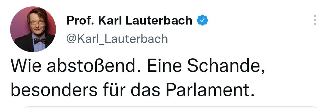 HrVorragend____'s tweet photo. @Karl_Lauterbach Na Lalle, haste wieder was zum Hetzen gefunden? Wieder einen Skandal herbeireden, der keiner ist? Aber das Bild nehm ich in Zukunft als Header. Das bringt's auf den Punkt. #Schande #SPDumm https://t.co/DCKRQBrZhJ