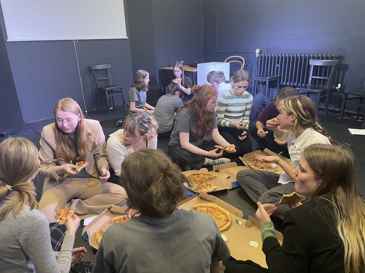 Working hard on our upcoming performance of The Welkin!!