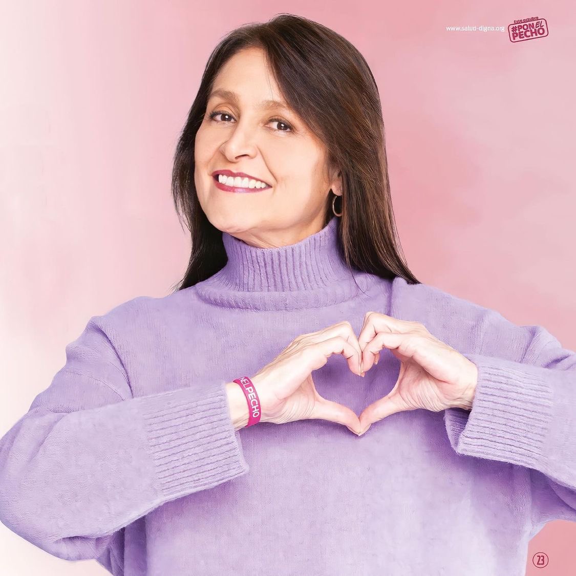 ✨ Poner el pecho es poner el alma, el ser, el corazón‼️ En este mes de octubre, como embajadora de <a href="/SaludDigna/">Sigue la cuenta oficial 👉 @saluddignamx</a> y de su campaña #PonElPecho, 🙌🏻✨les exhorto a que nos cuidemos unas a las otras. 🎀✨