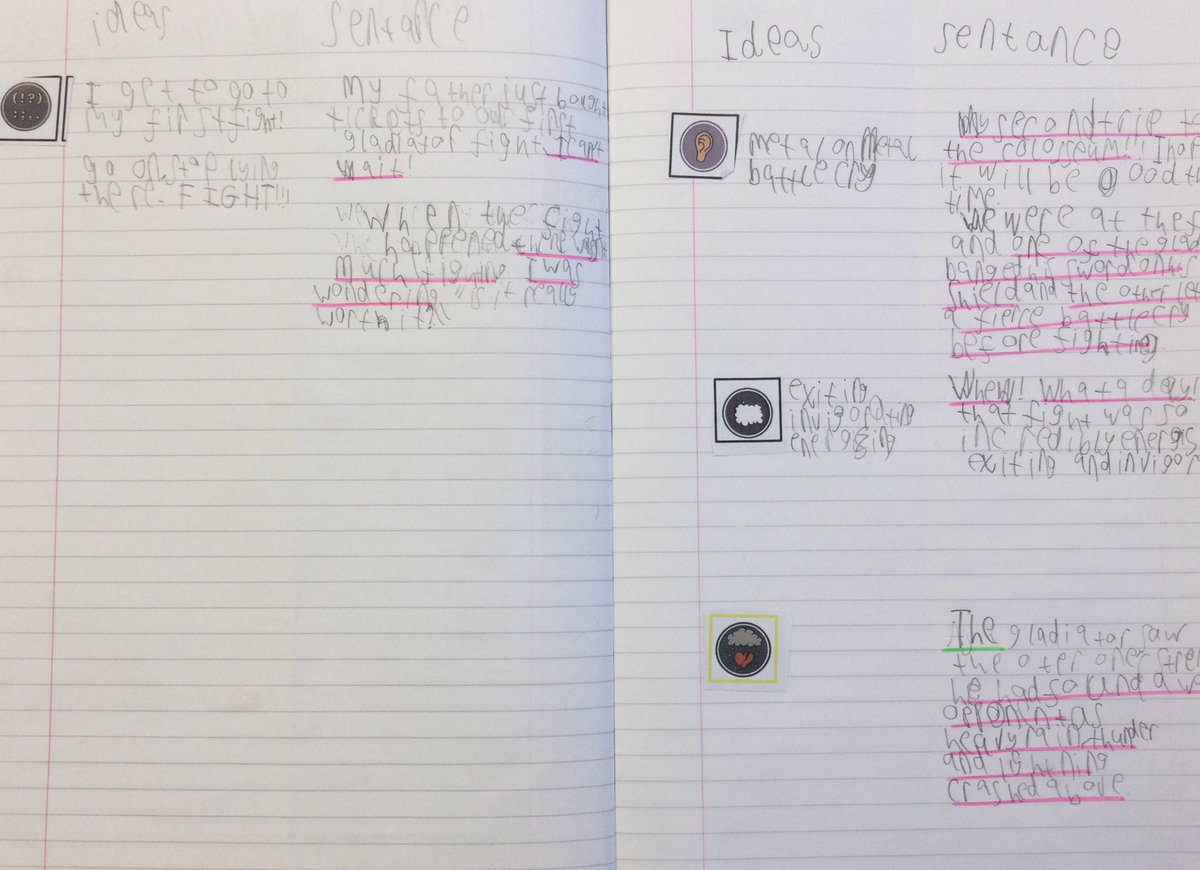 LSTClass09's tweet image. Sentence stacking in action #STPSWriting #writingjourney #diaryentry @janeconsidine