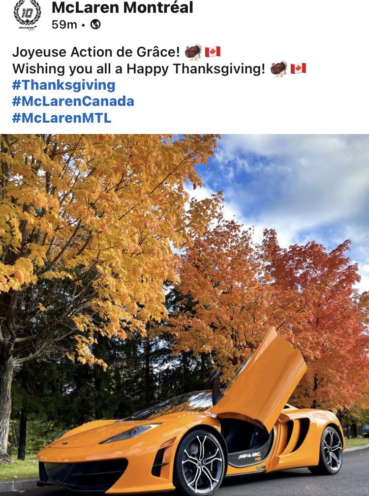 Everyone should have a McLaren for every season. @mclarenmtl - sponsors of Saturday with Terry and Ted on <a href="/lite1067fm/">Lite 106.7</a> - have got you covered for autumn.