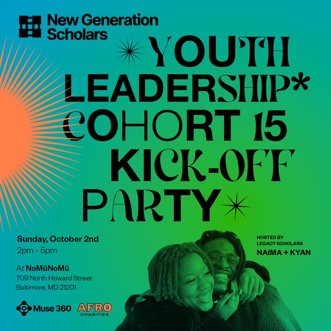 APPLY NOW!! New Generation Scholars Youth Leadership Cohort 15// Ages 13-21! WE ARE HIRING! - mailchi.mp/4efe1343f6b1/f…