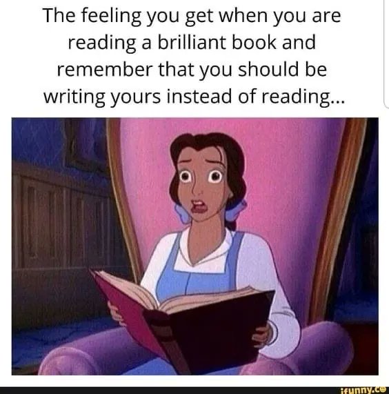 JenniferCwrites's tweet photo. Actual picture of me realizing my first deadline is only 2 weeks from today - yikes! #amwriting #WritingCommnunity #writingdeadline #writerslife https://t.co/4jPFuaZ8PR