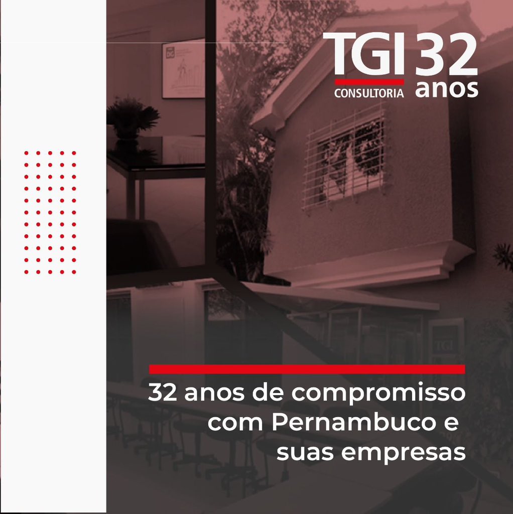 fabiomenezes_'s tweet photo. Hoje, dia 10 de outubro, a TGI Consultoria completa 32 anos de compromisso com Pernambuco e suas empresas.

Agradecemos a nossos colaboradores e clientes que constroem essa história conosco todos os dias desde 1990. https://t.co/HPLCD6yTcS