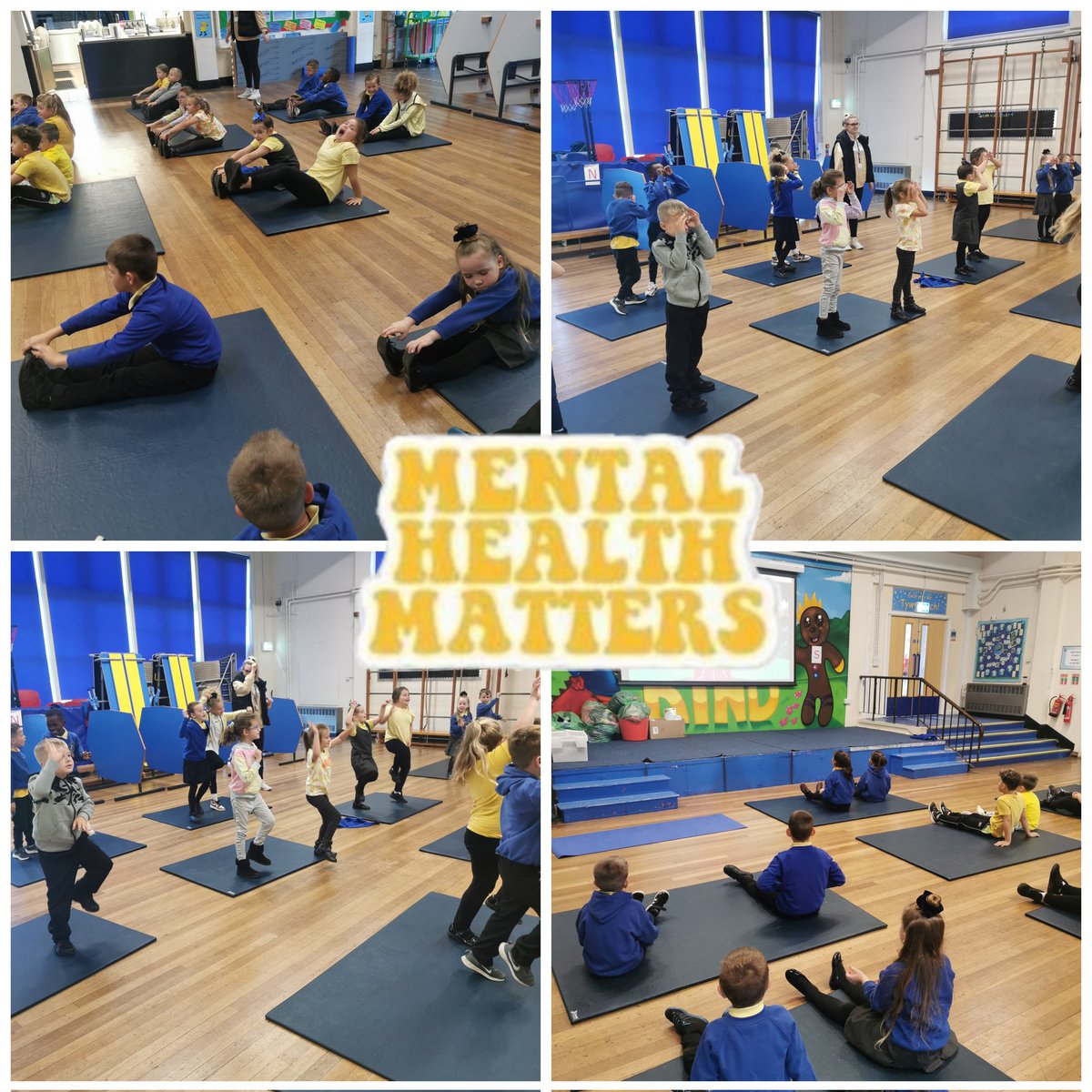 portmeadp's tweet photo. Year 2 have focused on activities which help our mental health today. We had an extra long check in with toast to share news and our feelings and did our pause points through the day. We then had a yoga session in the hall. π§ββοΈπ§π§ββοΈ#pmdpy2 #pmdphwb https://t.co/iu7EuCtmdt
