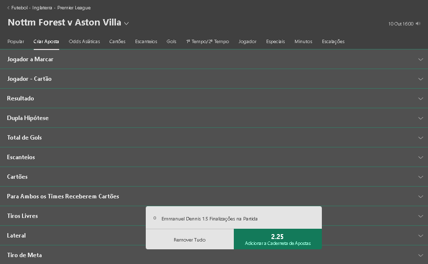 CinhoTips's tweet image. Notmm Forest x Aston Villa
16:00
Emmanuel Dennis 1.5 finalizações🎯
ODD 2.25
bet365.com/#/AC/B1/C1/D8/…
