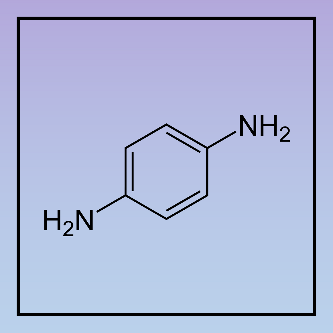 port_patch's tweet photo. Calling all beauty geeks! Gotta love a chemical compound 😘

Meet  p-Phenylenediamine. You can find out all about  Para-Phenylenediamine (PPD) in our in-house training remote training. 

#goodtoglo #glorevolution #patchtestApp #patchtest #beautyindustry #beautygeeks https://t.co/OycnqTn0ZU