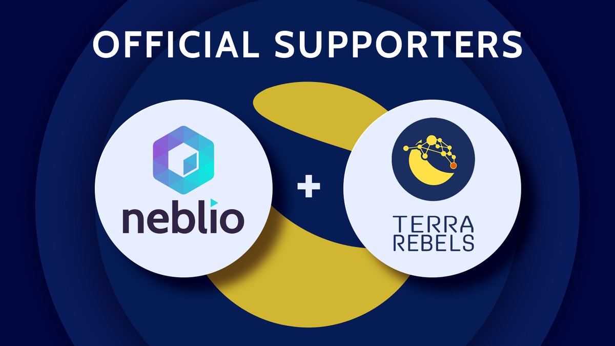 #Neblio is proud to announce to have become Official Supporter of #TerraClassic and the #LUNCCommunity through <a href="/TerraRebels/">Terra Rebels</a> by providing infrastructure, financial &amp; advisory support to revitalise the Terra Classic ecosystem 🌕
Great initiatives in the pipeline!
#LUNC $NEBL $LUNC