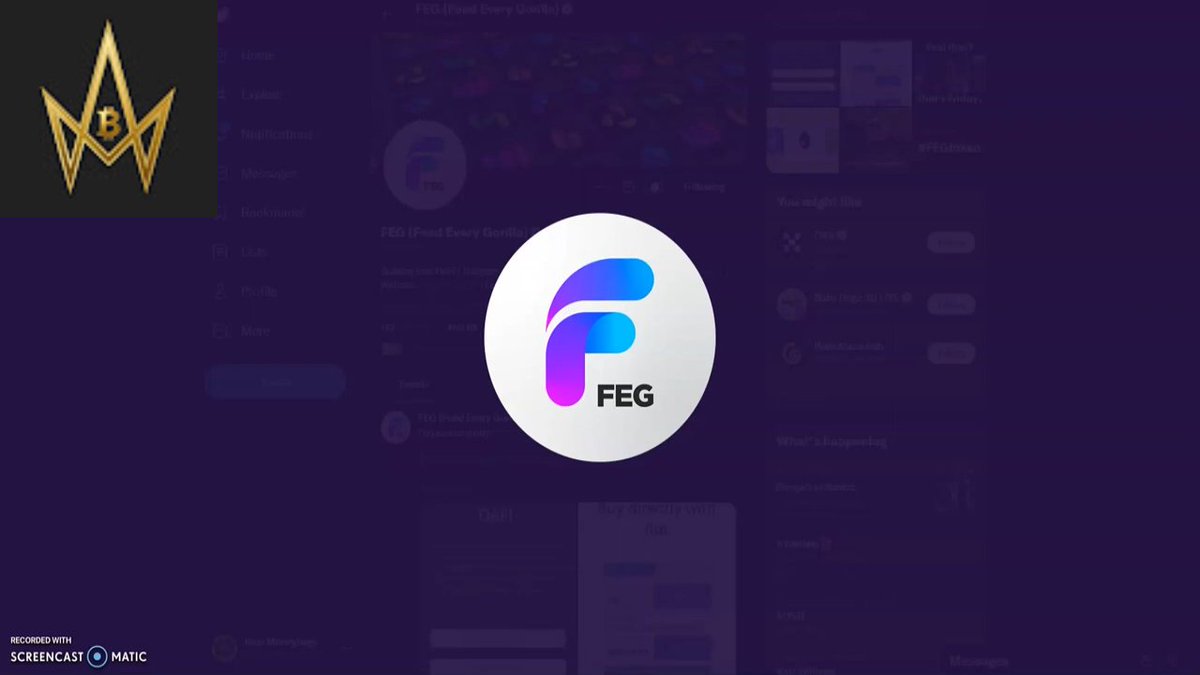 RicoMoneybags's tweet photo. Feg Token Updates | New FEG Token Logo

@FEGtoken 

Latest💰Video : https://t.co/DIdu4Shi1S👀

LIKE COMMENT &amp; RT 🚀🚀🚀 FEG TRENDING
#FEGtoken #FEGex #SmartDeFi #FEGexchange #crypto #cryptocurrency #cryptoinvestor #cryptomemes #cryptomarket #cryptocrash #cryptos #cryptotrade https://t.co/B4mJZdb3RH