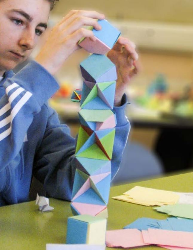 Origami is a simple and accessible activity for learning Mathematics. If you are looking for ideas and practical advice on how to use origami for teaching mathematics visit bit.ly/mathsorigami also available as an e-book