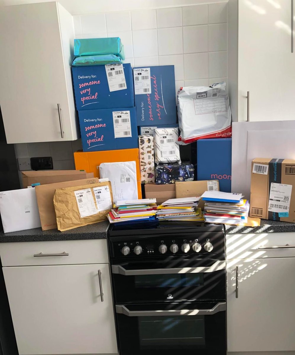 MissAGibson_'s tweet photo. My parents are overwhelmed by the kindness we’ve been shown by people from all over the world, thank you to anyone that took the time to write and send Alfie a birthday card. I can’t wait for him to see all of them tomorrow ♥️ https://t.co/lZnQnvlojv