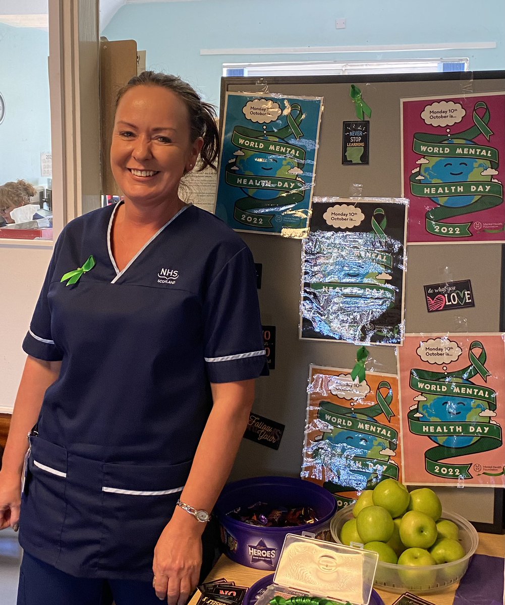 Celebrating #WorldMentalHealthDay at Addiction Services with <a href="/adapt_fife/">ADAPT SUBSTANCE RECOVERY FIFE</a> colleagues. Be kind to yourself and others today and everyday! <a href="/Wilma40026364/">Wilma</a> <a href="/nhsfife/">NHS Fife</a> <a href="/FifeHSCP/">Fife Health & Social Care Partnership</a>