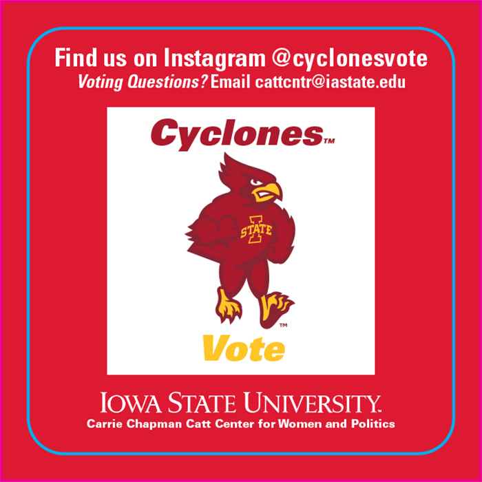 What can faculty do to encourage eligible students to vote while adhering to university rules and state law and remaining nonpartisan? A lot. Here are some suggestions from <a href="/CattCenter_ISU/">Carrie Chapman Catt Center for Women and Politics</a> via <a href="/InsideIowaState/">Inside Iowa State</a>  shar.es/afGuuq
