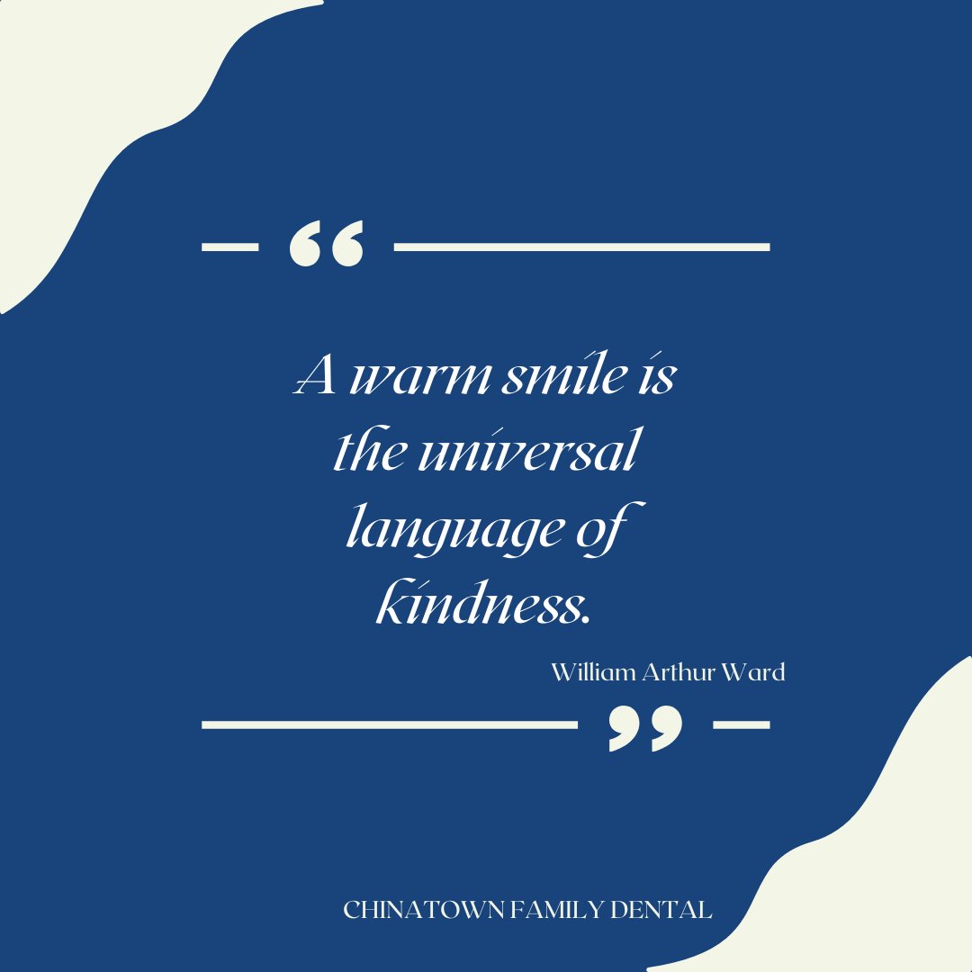 You never know how much a smile can do! Try one today :)