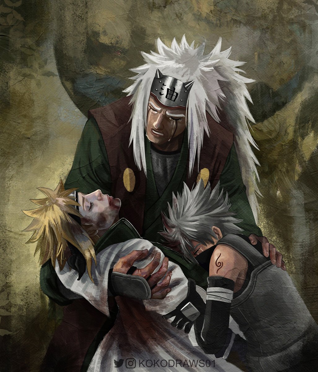 Artober day 10: Death (part 2)
#artober2022 #artober #inktober #naruto #minatonamikaze #kakashihatake #jiraiya