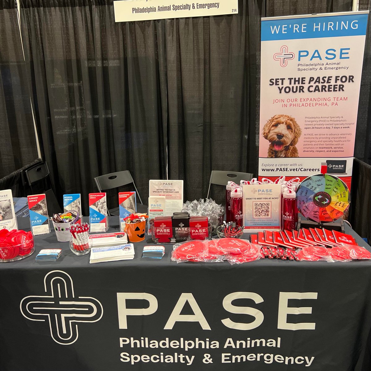 PASEVets's tweet photo. #ACVC2022 is here! ☀️🐾 The PASE team is thrilled to join our peers and fellow #vetmed professionals for @ACVC_vets in South Jersey, today through Wednesday (10/12). 

Stop by booth 214 to learn more about PASE &amp; our 24/7 #emergencycare &amp; specialty services in #SouthPhilly! https://t.co/jPlQrL0fQf