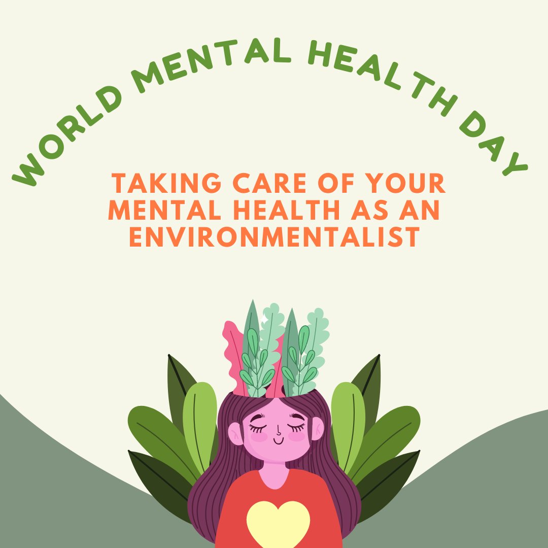 nsenvironetwork's tweet photo. October 10th is #WorldMentalHealthDay 🧠

Environmental work requires sustained action which can become mentally exhausting for those of us fighting for climate justice! This is why it's so important to make sure you're taking care of yourself while being an advocate 🤗 https://t.co/bmwfudo80O