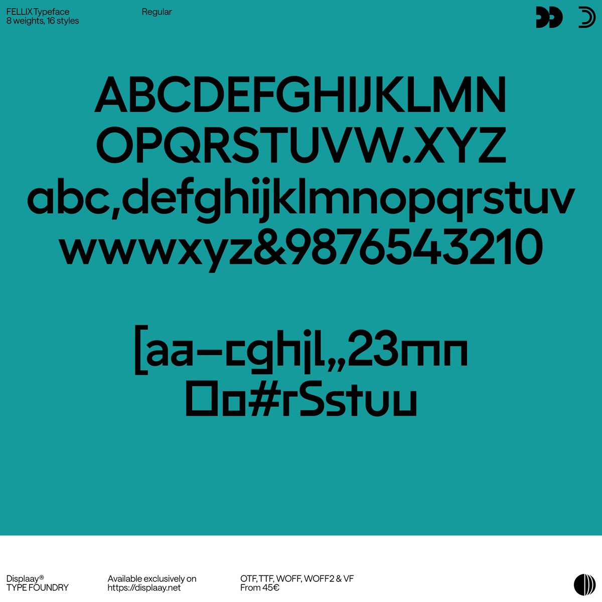 xyz_displaay's tweet photo. Hellix typeface, sans-serif, 8 weights, 16 styles.
#displaay #typeface #hellix #type #best #font #type #typography #typographic #graphic #design #graphicdesign https://t.co/bpMQhgXQkA