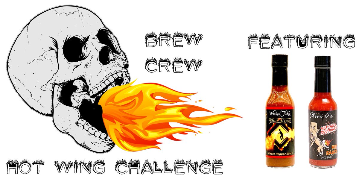 Brew_Crew_Live's tweet photo. For those who went to TwitchCon and didn't bust your ass, glad you're ok. We'll see you this Friday for the #wingchallenge so you can burn your ass instead, featuring @steveo's #Buttholedestroyer and @Wicked_Tickle #BhutKisser #twtich #brewcrew https://t.co/uVtxLXfQtX
