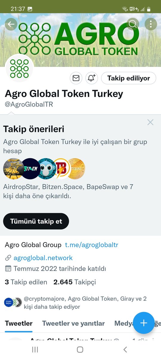 bege_orhan1's tweet photo. @gmgiray @agroglobaltoken @AgroGlobalTR Başkan sen zaten takibimdesin inşallah bana çıkarda sayende bir alet sahibi oluruz 🙂😉🙂 https://t.co/LWPgpOMdoH
