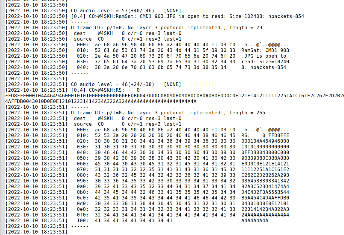scott23192's tweet image. Likely my last RAMSAT pass 1825utc - hate to see this one go.   Taking pictures to the end, now down to 205km.   Hard to imagine a cubesat mission more successful than this one - congrats to all!