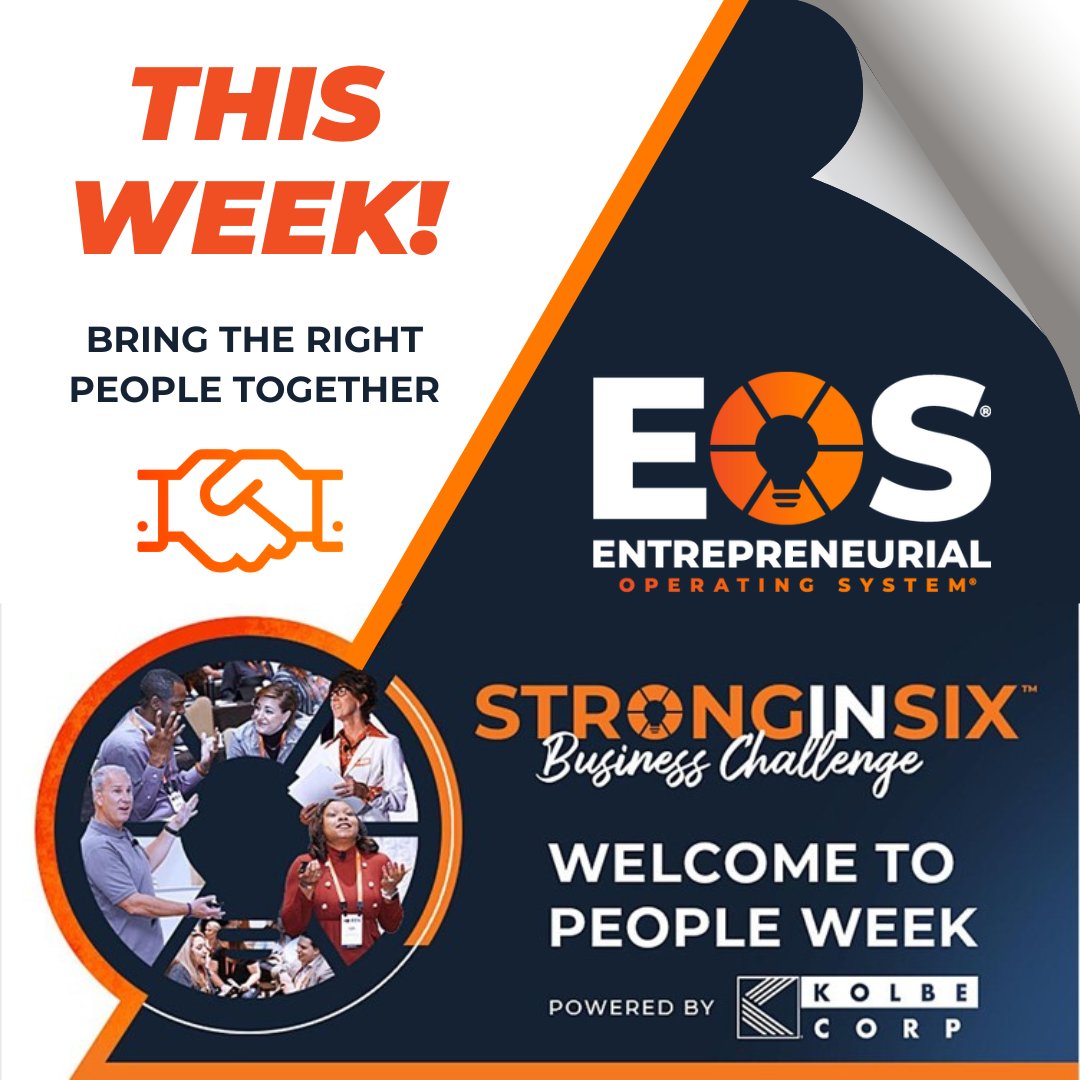 IronstoneHQ's tweet image. The FREE #eos #StrongInSix Business Challenge continues! People Week is dedicated to the People Component™ of the #eosmodel by getting the RIGHT PEOPLE in the RIGHT SEATS!

Grab all the info you need here 👉 zcu.io/I1KX 

#eosprocess #eosimplementer #sixkeycomponents