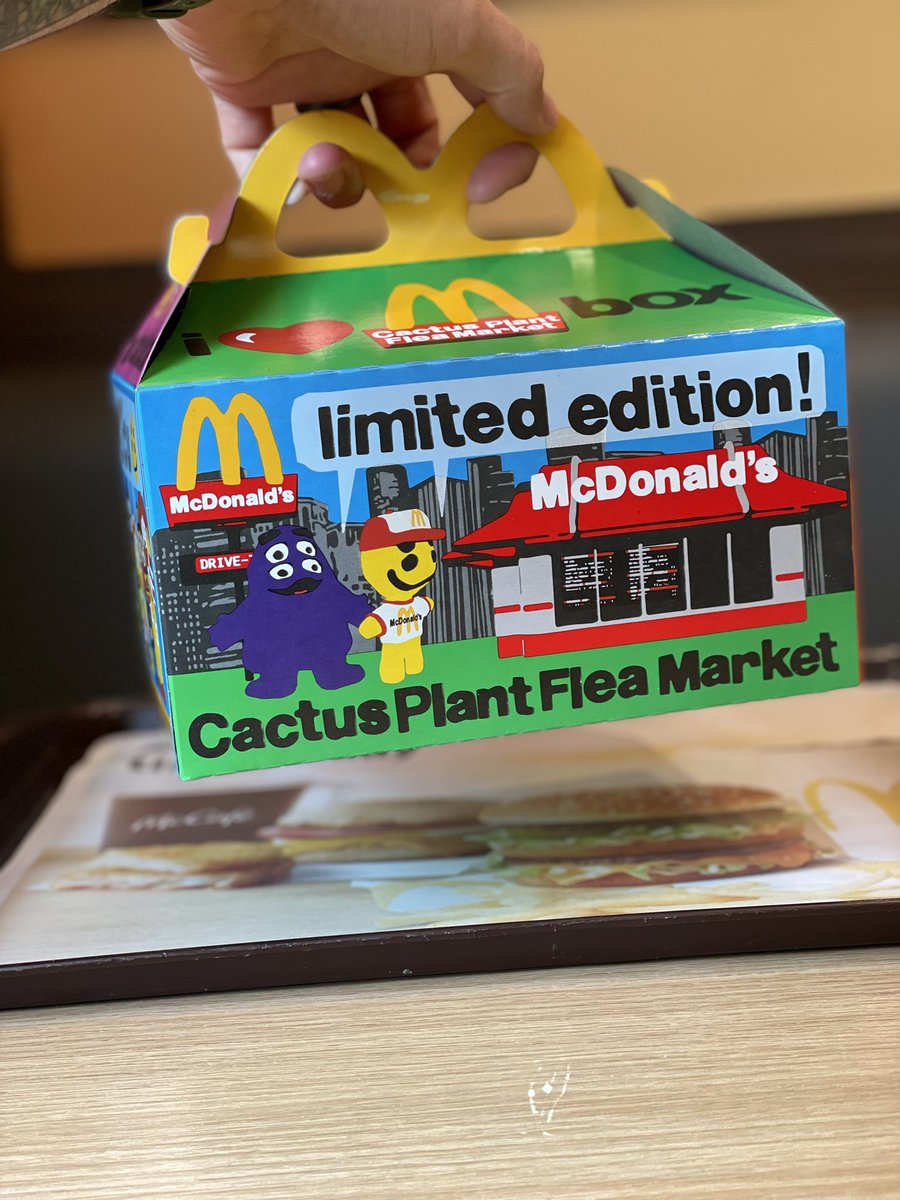 alexgmoney's tweet photo. Got βem! @McDonalds #CactusPlantFleaMarket #AdultHappyMeal #CollectorsToy #Reveal
Mystery inside!π΅π
https://t.co/26EGPsBWnU https://t.co/myM3ZjqW4s