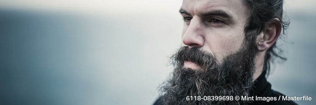 Masterfile's tweet image. Over the course of history, a man's ability to grow hair on his face was often linked to wisdom, power, strength and virility. Conversely, his willingness to have facial hair was either hailed or mocked, depending on the trend of the day: buff.ly/3LSadev