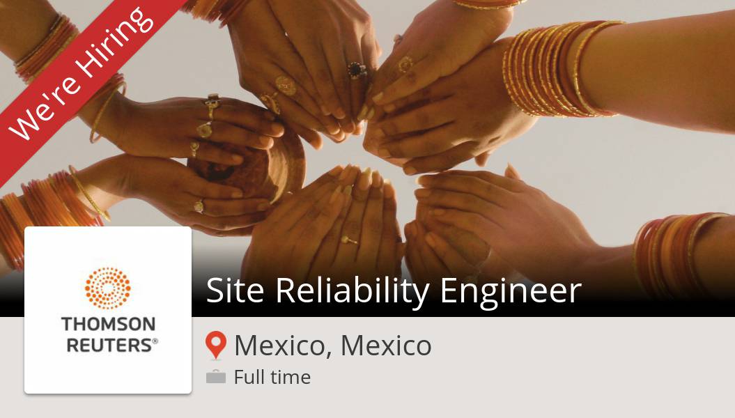 sofbt's tweet photo. New #job opening at #ThomsonReuters in #MexicoMexico! Site Reliability #Engineer https://t.co/GEYq6TNn0U #WorkingAtTR https://t.co/PzWI4nwqBA