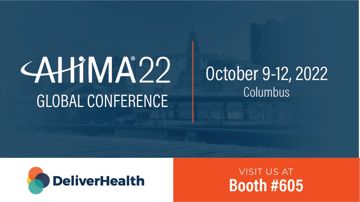 deliverhs's tweet image. Columbus and #AHIMA22, here we come! Meet the friendliest people in #medicalcoding at Booth #605. Then see demos of solutions that can clear the way for the healthcare connections that matter most.
#autonomouscoding #simplevisitcoding #digitalfrontdoor