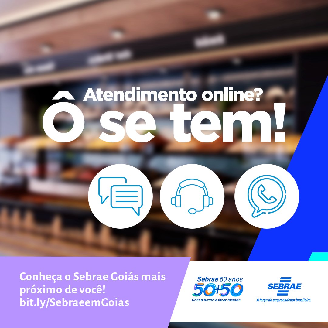 sebraegoias's tweet photo. De onde você estiver, o Sebrae Goiás está sempre pronto para te atender!💬
O empreendedor goiano tem a segurança de contar com uma rede Sebrae mais próxima! 🚀
📲 Acesse https://t.co/7x8iWmJjHW e confira nossos canais de atendimento!
#sebraegoias #empreendercomvc https://t.co/3pB3QwYUHI