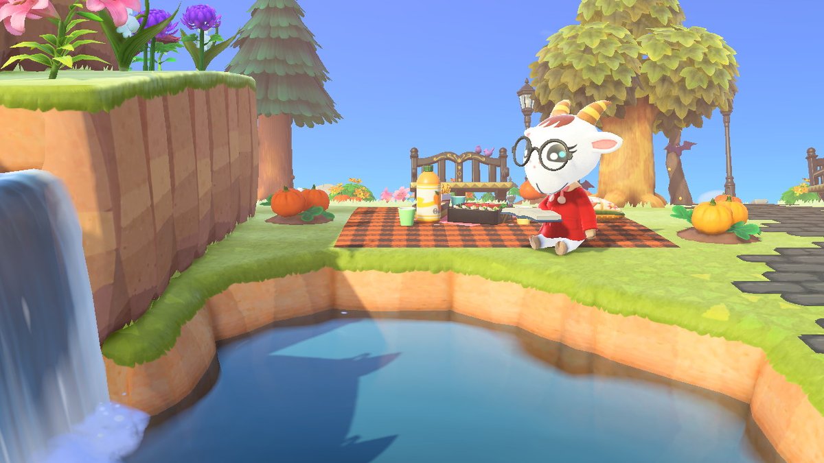 maplem00n's tweet photo. beautiful fall afternoon #AnimalCrossing #ACNH #NintendoSwitch https://t.co/QXCb0w0wLJ