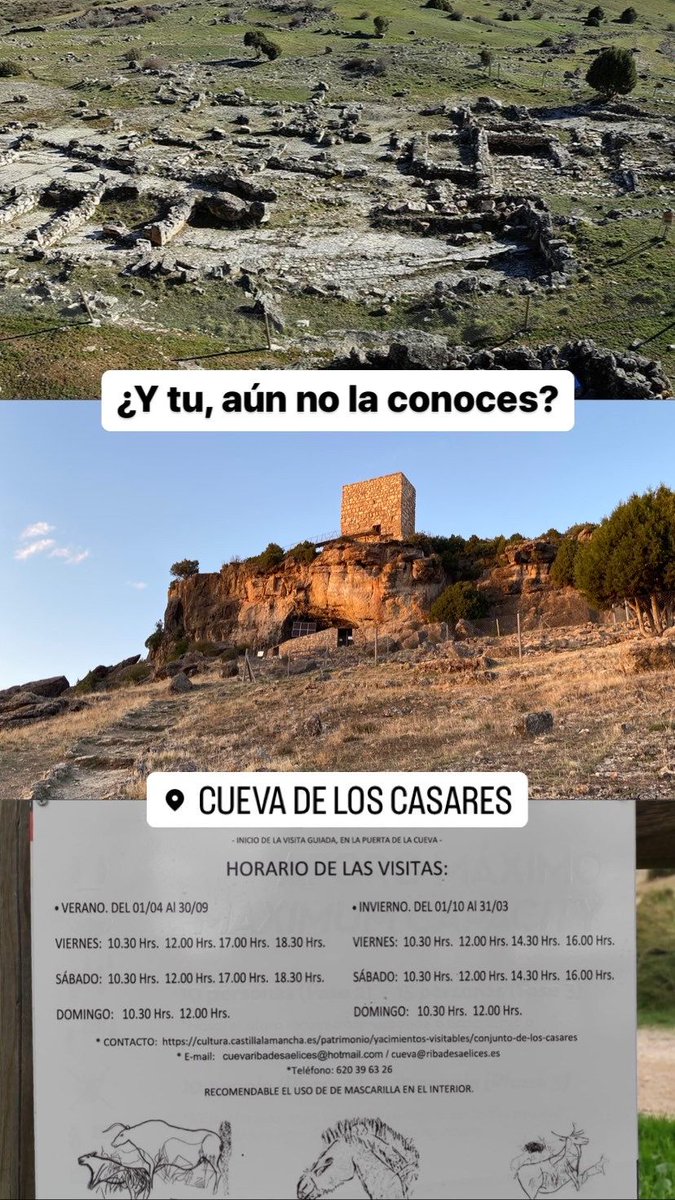 AsocRiba's tweet photo. Nuevos horarios para visitar la cueva y sin horario los alrededores :) https://t.co/R0mfHkKUGs