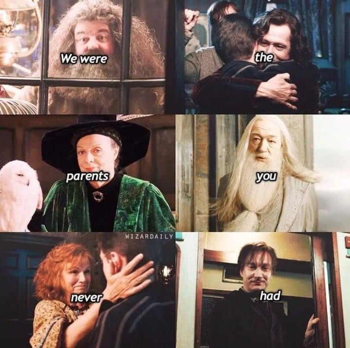 TheDailyHPotter's tweet photo. "We were the parents you never had" ☺️ https://t.co/tToqyxwdRc