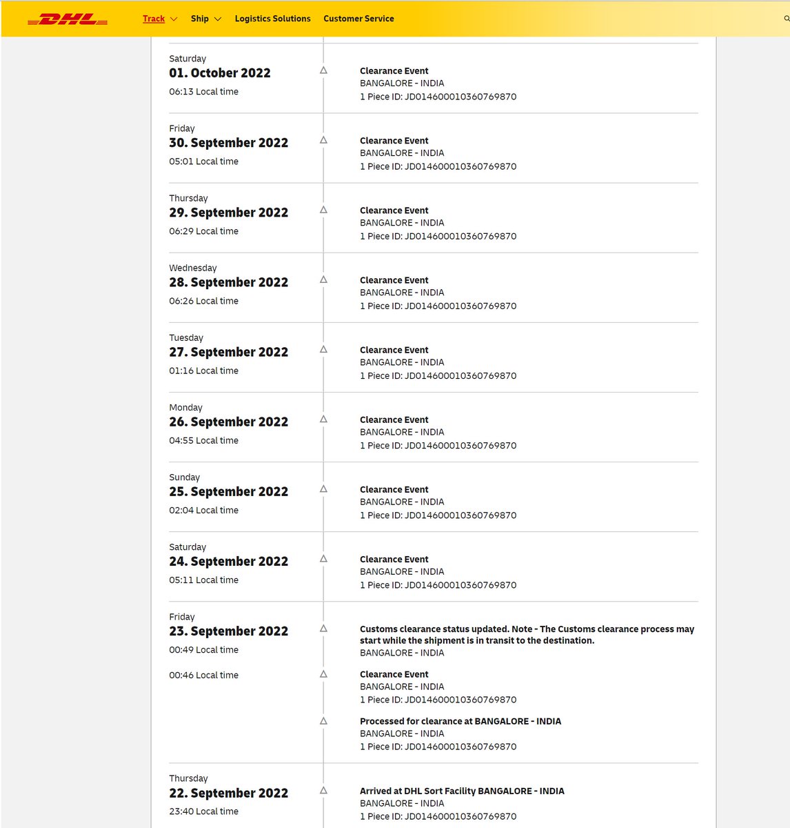 cecilsunder's tweet photo. @blrcustoms @cbic_india @nsitharaman @PMOIndia  shipped vitamin and health supplies from USA to Chennai via DHL 3662106394 for my wife's cancer care and medical needs. Held @blrcustoms for flimsy/no reason for 20 days, submitted all details and explained-hoping for a miracle 🌞 https://t.co/8sQ5JM2ZfF